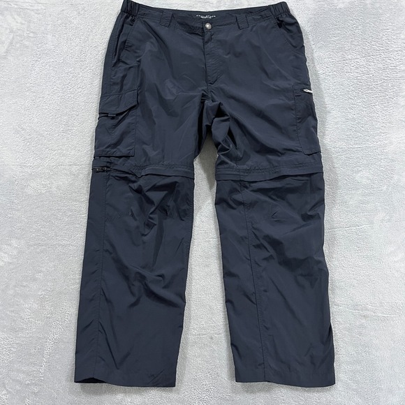Columbia Pants Men 38x30* Omni-Shade Sun Protect Convertible Cargo Hiking Trails - Picture 1 of 8